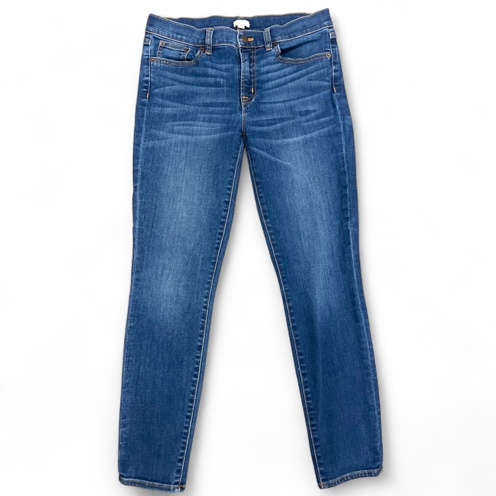 J. Crew Mid Rise Skinny Jeans in Vintage Dark Wash | Women’s 29/28